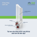 Tại sao cửa nhựa uPVC của IGS lại cách âm tốt đến vậy?